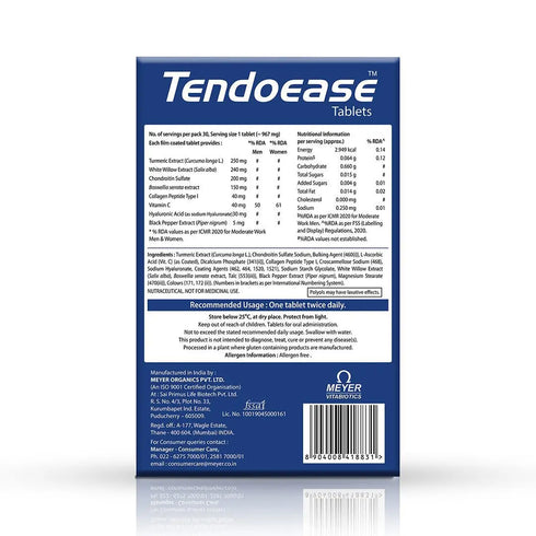 Vitabiotics Tendoease Tablets